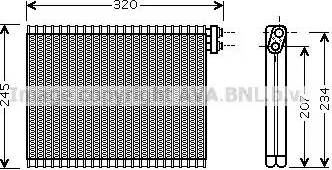 Ava Quality Cooling BW V339 - Evaporatore, Climatizzatore autozon.pro