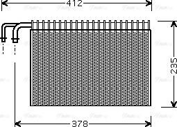 Ava Quality Cooling BW V269 - Evaporatore, Climatizzatore autozon.pro