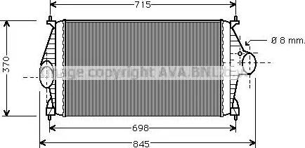 Ava Quality Cooling CN 4130 - Intercooler autozon.pro