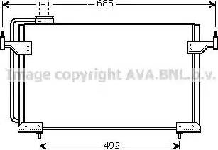 Ava Quality Cooling CN 5087 - Condensatore, Climatizzatore autozon.pro