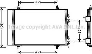 Ava Quality Cooling CN5240D - Condensatore, Climatizzatore autozon.pro