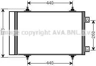 Ava Quality Cooling CN5263D - Condensatore, Climatizzatore autozon.pro