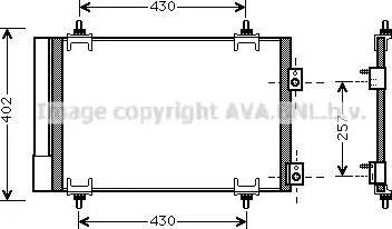 Ava Quality Cooling CN5283D - Condensatore, Climatizzatore autozon.pro