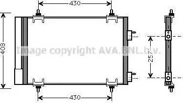 Ava Quality Cooling CN5230D - Condensatore, Climatizzatore autozon.pro