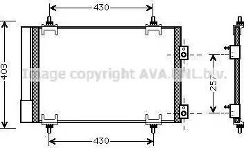 Ava Quality Cooling CN5231D - Condensatore, Climatizzatore autozon.pro