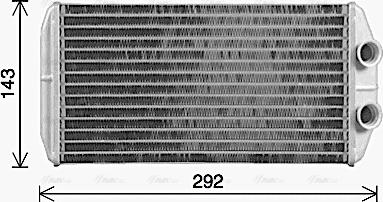 Ava Quality Cooling CN6338 - Scambiatore calore, Riscaldamento abitacolo autozon.pro