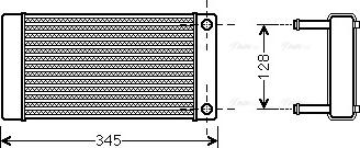 Ava Quality Cooling CN 6265 - Scambiatore calore, Riscaldamento abitacolo autozon.pro