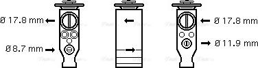 Ava Quality Cooling CN 1244 - Valvola ad espansione, Climatizzatore autozon.pro