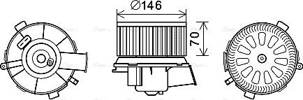 Ava Quality Cooling CN8300 - Ventilatore abitacolo autozon.pro