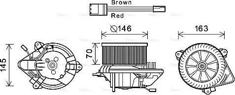 Ava Quality Cooling CN8294 - Ventilatore abitacolo autozon.pro