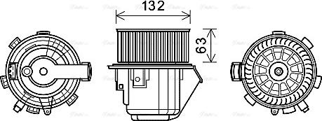 Ava Quality Cooling CN8298 - Ventilatore abitacolo autozon.pro