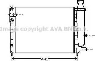 Ava Quality Cooling CN 2049 - Radiatore, Raffreddamento motore autozon.pro