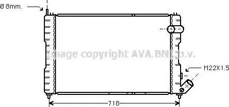 Ava Quality Cooling CN2042 - Radiatore, Raffreddamento motore autozon.pro