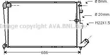 Ava Quality Cooling CN 2065 - Radiatore, Raffreddamento motore autozon.pro