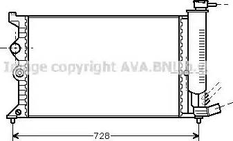 Ava Quality Cooling CN 2067 - Radiatore, Raffreddamento motore autozon.pro