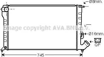 Ava Quality Cooling CN 2194 - Radiatore, Raffreddamento motore autozon.pro