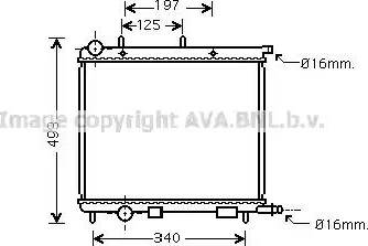 Ava Quality Cooling CNA2188 - Radiatore, Raffreddamento motore autozon.pro