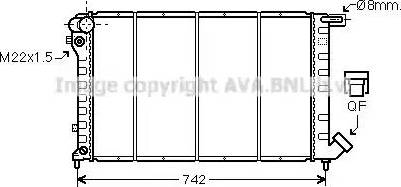 Ava Quality Cooling CN 2138 - Radiatore, Raffreddamento motore autozon.pro