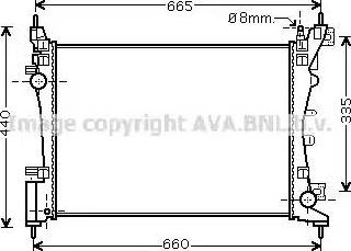 Ava Quality Cooling CN 2261 - Radiatore, Raffreddamento motore autozon.pro