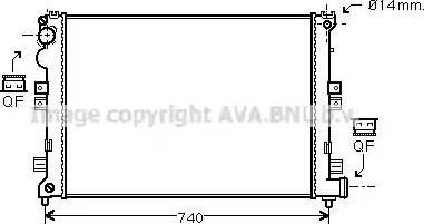 Ava Quality Cooling CN 2208 - Radiatore, Raffreddamento motore autozon.pro