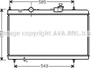 Ava Quality Cooling CN 2228 - Radiatore, Raffreddamento motore autozon.pro