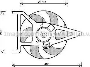 Ava Quality Cooling CN 7544 - Ventola, Raffreddamento motore autozon.pro