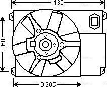 Ava Quality Cooling CN 7541 - Ventola, Raffreddamento motore autozon.pro