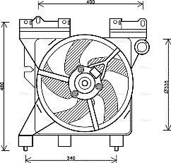 Ava Quality Cooling CN 7547 - Ventola, Raffreddamento motore autozon.pro