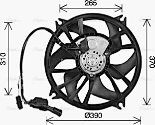 Ava Quality Cooling CN7556 - Ventola, Raffreddamento motore autozon.pro