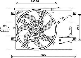 Ava Quality Cooling CN7550 - Ventola, Raffreddamento motore autozon.pro