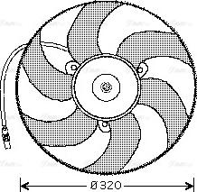 Ava Quality Cooling CN 7519 - Ventola, Raffreddamento motore autozon.pro