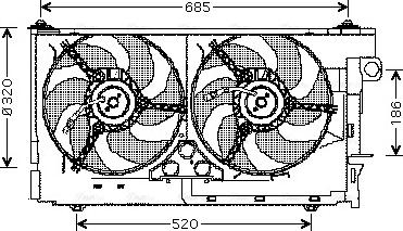 Ava Quality Cooling CN 7516 - Ventola, Raffreddamento motore autozon.pro