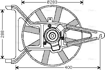 Ava Quality Cooling CN 7539 - Ventola, Raffreddamento motore autozon.pro