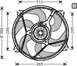 Ava Quality Cooling CN 7530 - Ventola, Raffreddamento motore autozon.pro