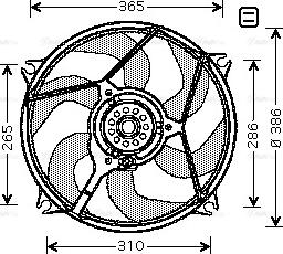 Ava Quality Cooling CN 7531 - Ventola, Raffreddamento motore autozon.pro