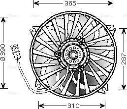 Ava Quality Cooling PE 7529 - Ventola, Raffreddamento motore autozon.pro