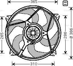 Ava Quality Cooling CN 7529 - Ventola, Raffreddamento motore autozon.pro