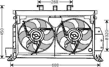 Ava Quality Cooling CN 7521 - Ventola, Raffreddamento motore autozon.pro