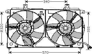 Ava Quality Cooling CN 7523 - Ventola, Raffreddamento motore autozon.pro