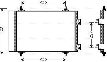 Ava Quality Cooling CNA5240D - Condensatore, Climatizzatore autozon.pro