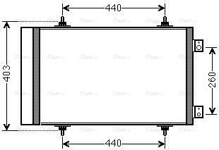 Ava Quality Cooling CNA5263D - Condensatore, Climatizzatore autozon.pro