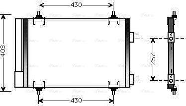 Ava Quality Cooling CNA5230D - Condensatore, Climatizzatore autozon.pro