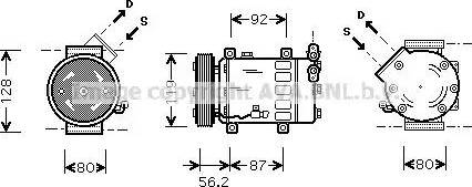 Ava Quality Cooling CN K214 - Compressore, Climatizzatore autozon.pro