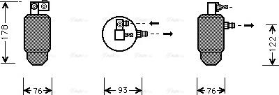 Ava Quality Cooling CN D164 - Essiccatore, Climatizzatore autozon.pro