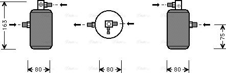 Ava Quality Cooling CN D163 - Essiccatore, Climatizzatore autozon.pro