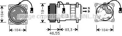 Ava Quality Cooling CN K019 - Compressore, Climatizzatore autozon.pro