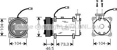 Ava Quality Cooling CN K030 - Compressore, Climatizzatore autozon.pro