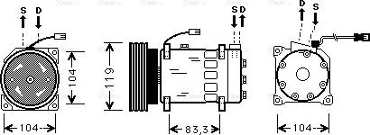 Ava Quality Cooling CN K179 - Compressore, Climatizzatore autozon.pro