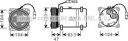 Ava Quality Cooling CN K178 - Compressore, Climatizzatore autozon.pro