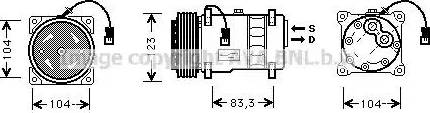 Ava Quality Cooling CN K177 - Compressore, Climatizzatore autozon.pro